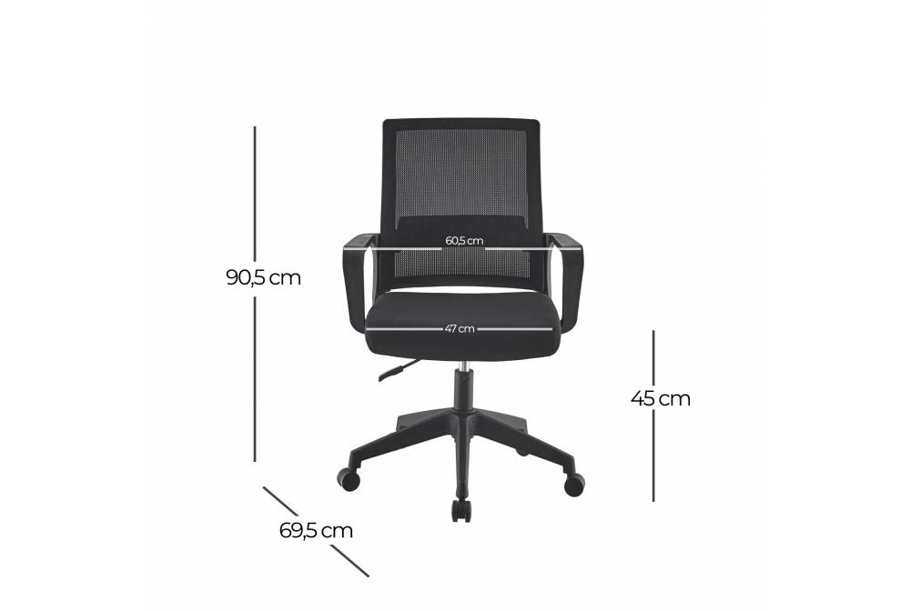 SILLA DE OFICINA CON RUEDAS CONFORT - Cadeiras de escritório 