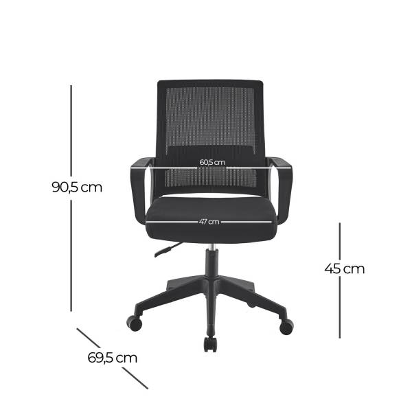 SILLA DE OFICINA CON RUEDAS CONFORT - Cadeiras de escritório 