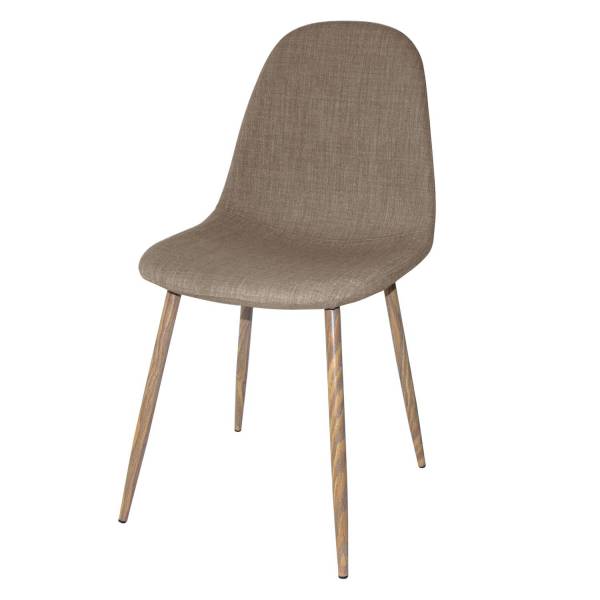 PACK MESA DE COMEDOR FOREST 140 CM Y SILLA TAPIZADA CORO CAPUCCINO - Conjuntos de mesas e cadeiras 