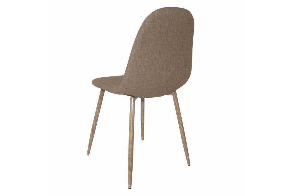 PACK MESA DE COMEDOR FOREST 140 CM Y SILLA TAPIZADA CORO CAPUCCINO - Conjuntos de mesas e cadeiras 