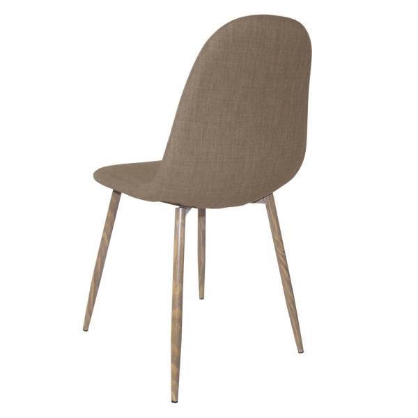 PACK MESA DE COMEDOR FOREST 140 CM Y SILLA TAPIZADA CORO CAPUCCINO - Conjuntos de mesas e cadeiras 