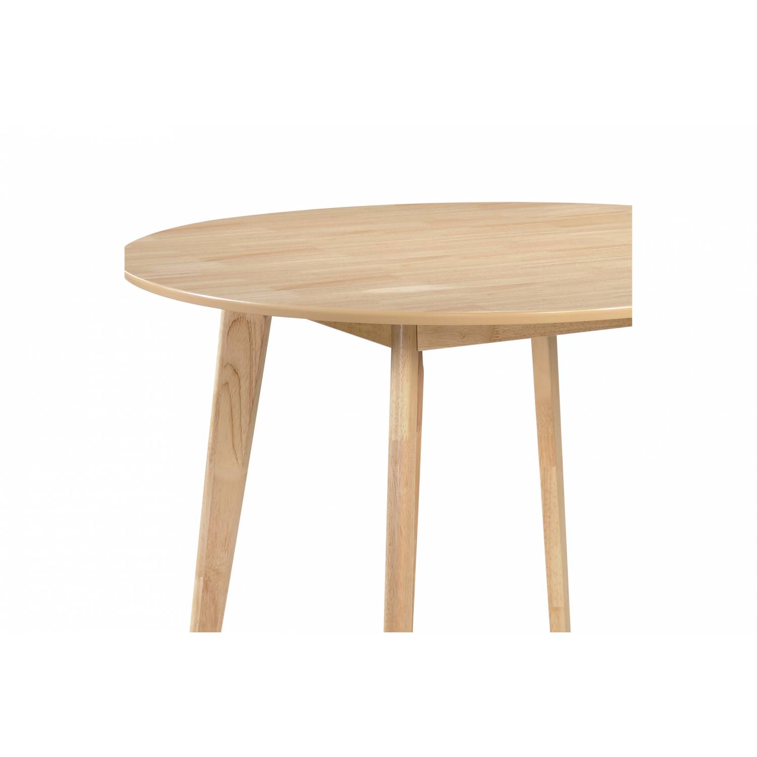 PACK DE MESA REDONDA ZIRA WOOD DE 106 CM E 4 CADEIRAS TIGA - Conjuntos de mesas e cadeiras 