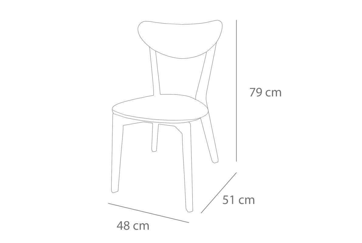 PACK DE MESA EXTENSÍVEL TWEEN E 4 CADEIRAS TIGA - Conjuntos de mesas e cadeiras 