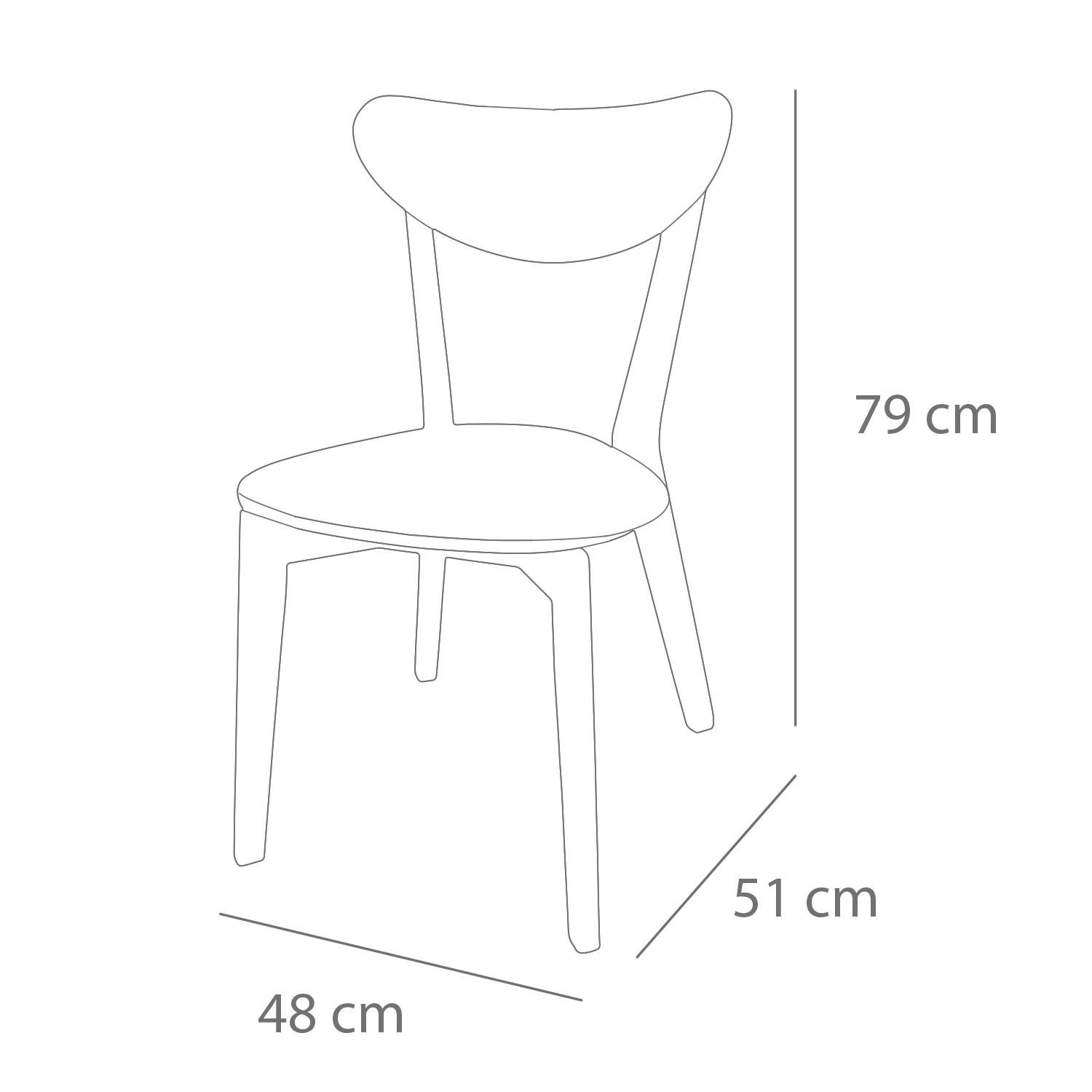 PACK DE MESA EXTENSÍVEL TWEEN E 4 CADEIRAS TIGA - Conjuntos de mesas e cadeiras 